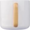 Taza termo de acero inoxidable reciclado con asa de madera Personalizada - Imagen 10