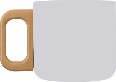 Taza Termo Acero Reciclado Asa Madera | Goodie