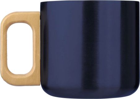 Taza Termo Acero Reciclado Asa Madera | Goodie