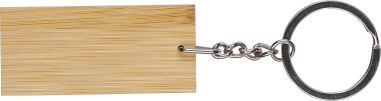 Llavero Rectangular de Bambú Personalizado | Goodie