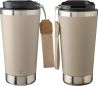 Vaso termo de acero inoxidable reciclado con correa Personalizado - Imagen 4