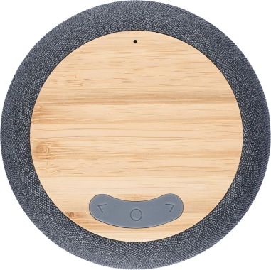 Altavoz Inalámbrico de Bambú y Tela Personalizado | Goodie