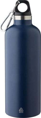 Bidón Termo de Acero Inoxidable Reciclado con Mosquetón Personalizado | Goodie