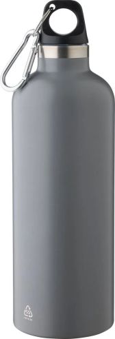 Bidón Termo de Acero Inoxidable Reciclado con Mosquetón Personalizado | Goodie
