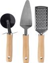 Set de utensilios de cocina de metal y madera Personalizado - Imagen 5