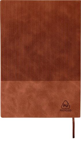 Cuaderno de PU Reciclado A5 con Efecto Pana Personalizado | Goodie