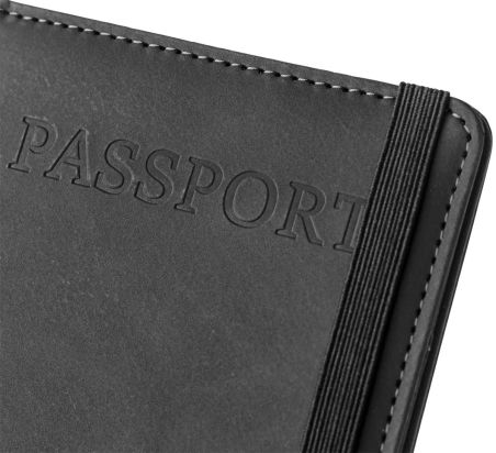 Porta Pasaporte y Etiqueta de Equipaje de PU Reciclado P | Goodie