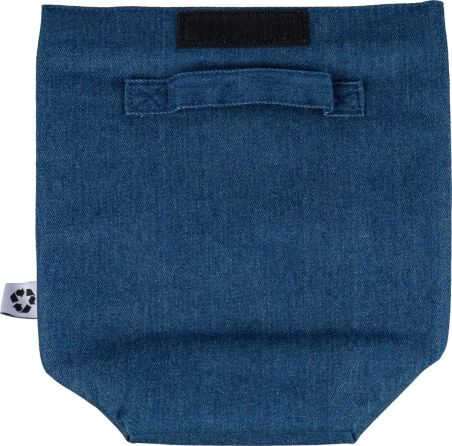 Bolsa nevera enrollable de denim reciclado Personalizado