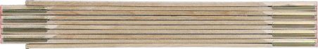 Regla plegable de madera de abedul Personalizado