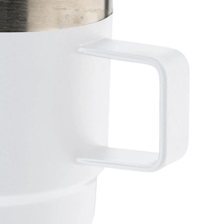 Taza termo de acero inox. reciclado y cerámica Personalizado