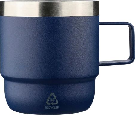 Taza termo de acero inox. reciclado y cerámica Personalizado