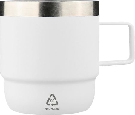 Taza termo de acero inox. reciclado y cerámica Personalizado