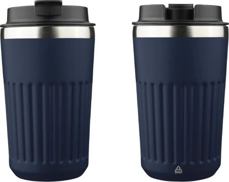 Vaso termo de acero inox. reciclado Chiara 400 ml Personalizado