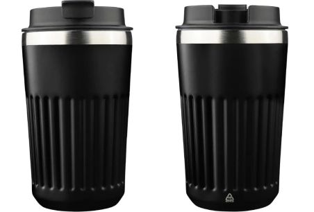 Vaso termo de acero inox. reciclado Chiara 400 ml Personalizado