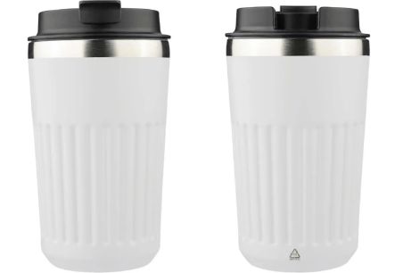 Vaso termo de acero inox. reciclado Chiara 400 ml Personalizado