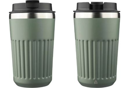 Vaso termo de acero inox. reciclado Chiara 400 ml Personalizado