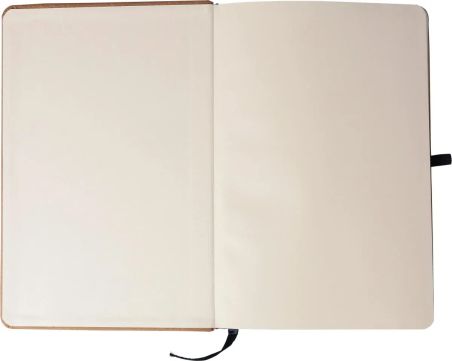 Cuaderno Gianna | Cuero reciclado | A5 | Personalizado | Goodie