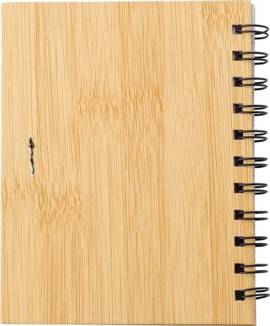 Libreta símil bambú con memos Personalizada | Goodie