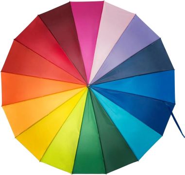Paraguas Multicolor de Poliéster Personalizado | Goodie