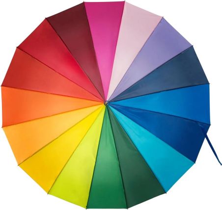 Paraguas Multicolor de Poliéster Personalizado | Goodie