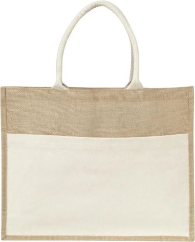 Bolsa de yute con asas de algodón personalizada | Goodie