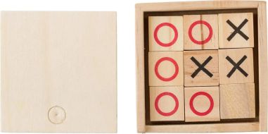 Juego 3 en Raya de Madera Personalizado | Goodie