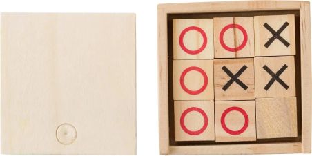Juego 3 en Raya de Madera Personalizado | Goodie