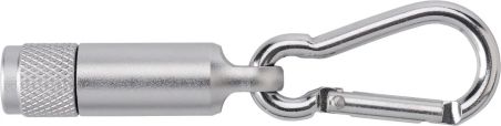 Mini linterna aluminio con mosquetón | Goodie