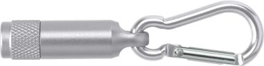 Mini linterna aluminio con mosquetón | Goodie