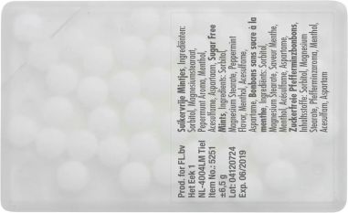 Cajita de PP con Mentas Personalizada | Goodie