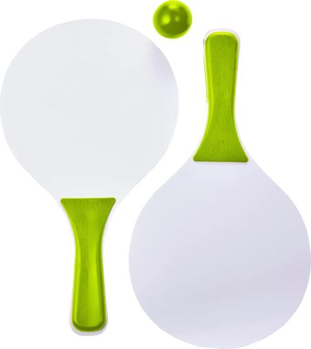 Set de Palas de Madera y Pelota Personalizado | Goodie