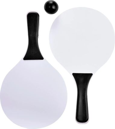 Set de Palas de Madera y Pelota Personalizado | Goodie