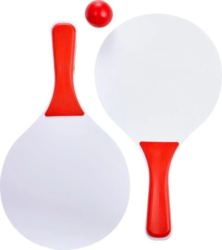 Set de Palas de Madera y Pelota Personalizado | Goodie