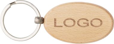 Llavero Oval de Madera Personalizado | Goodie