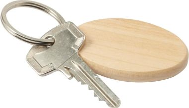 Llavero Oval de Madera Personalizado | Goodie