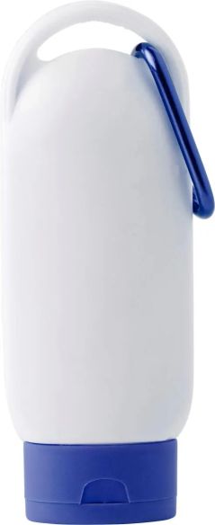 Loción Solar SPF 30 Personalizada | Bote con Mosquetón | Goodie