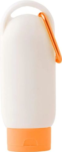 Loción Solar SPF 30 Personalizada | Bote con Mosquetón | Goodie