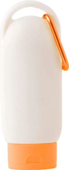 Loción Solar SPF 30 Personalizada | Bote con Mosquetón | Goodie