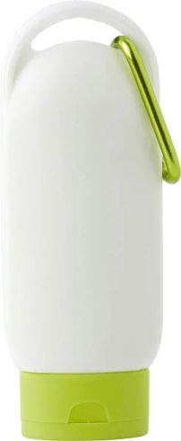 Loción Solar SPF 30 Personalizada | Bote con Mosquetón | Goodie