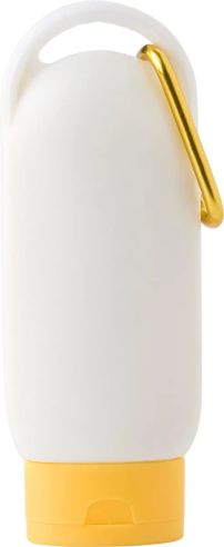 Loción Solar SPF 30 Personalizada | Bote con Mosquetón | Goodie