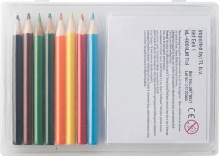 Set de Colorear Personalizado | 8 Lápices y 20 | Goodie