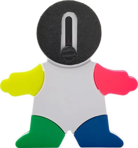 Marcador Fluorescente con Forma de Muñeco Personalizado | Goodie