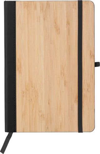 Cuaderno Tapa Bambú y PU 96 Págs Personalizado | Goodie
