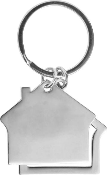 Llavero de Aleación de Zinc Forma de Casa Personalizado | Goodie