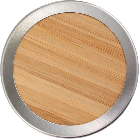 Termo de Bambú y Acero Inox 420 ml con Infusor | Goodie