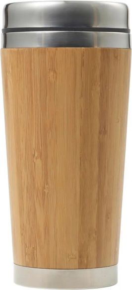Vaso Termo de Bambú y Acero Inox 400 ml | Goodie