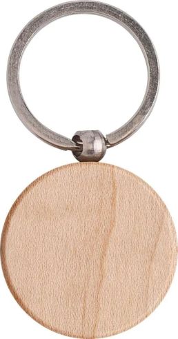 Llavero Redondo de Madera Personalizado | Goodie