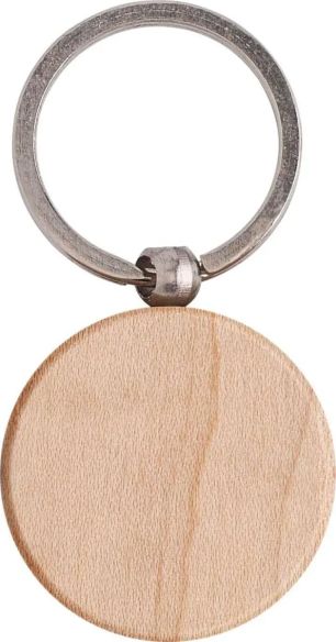 Llavero Redondo de Madera Personalizado | Goodie
