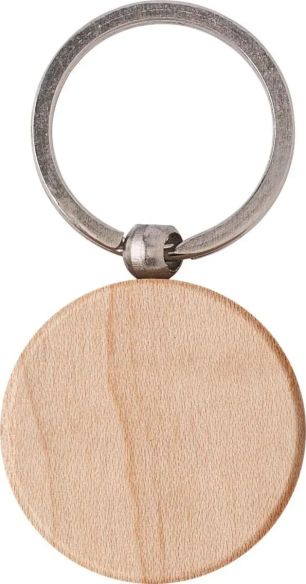 Llavero Redondo de Madera Personalizado | Goodie