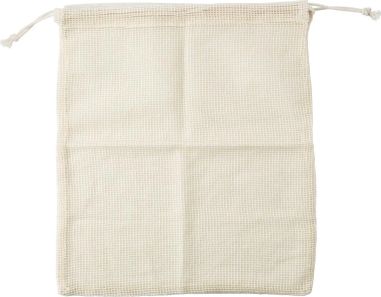 Bolsa 100% Algodón Orgánico con Rejilla Personalizada | Goodie